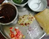 A picture of step 2 of Sev Puri.