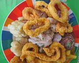 Foto del paso 8 de la receta: Ceviche de pescado con calamar frito