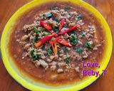 Foto langkah ke 5 dari resep "Steam Tahu Telur Siram Daging Cincang".
