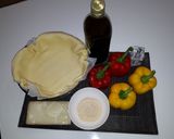 Foto del passaggio 1 della ricetta Torta peperoni e fontina