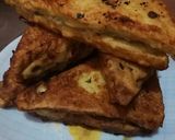 A picture of step 2 of Heathy sandwich.