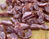 Une image de l'étape 2 de Taboulé à la saucisse de Montbéliard.