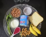 A picture of step 1 of Peanut Lollypops in Banana Spinach Rabdi.
