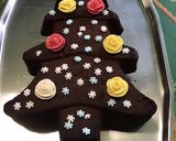 Une image de l'étape 14 de Gâteau sapin chocolat noir et amandes.