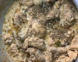 A picture of step 3 of White chicken karahi.
