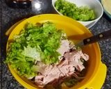 Foto del paso 2 de la receta: Tortilla de lechuga y jamón con centro de queso🥬🧀