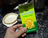 A picture of step 2 of Weightloss isabgol banana smoothie.