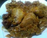 عکس مرحله 3 از دستور خورشت مرغ و کلم سفید