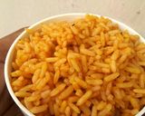 A picture of step 7 of Fried Jollof Rice.