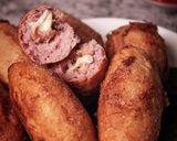 Foto langkah ke 7 dari resep Roti Goreng Isi Keju Mozarella.