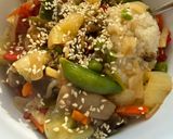 🥒🌶️Ázsiai zöldséges rizstészta 🐓 recept fázis 6 fotója