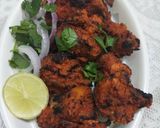 A picture of step 7 of Tandoori chicken.