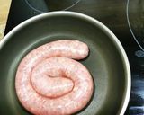 Une image de l'étape 4 de Polenta saucisse Toulouse.