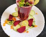 A picture of step 3 of Pomegranate Beet Refresher.