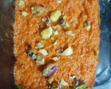 A picture of step 5 of Lauki Barfi.