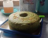 Foto langkah ke 9 dari resep Bolu Pisang Pandan Kukus No Mixer.