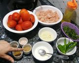 A picture of step 1 of Eid special peshawari chicken karahi.