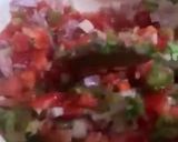 A picture of step 3 of Strawberry Tomato Salsa.