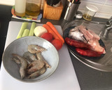 Foto del paso 1 de la receta: Arroz caldoso de carabineros 🦐🦐🦐