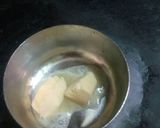 A picture of step 1 of Moong daal soup with roasted cauliflower.
