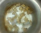 A picture of step 1 of Wet fried meat.
