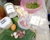 Foto langkah ke 1 dari resep Pepes Tahu Jamur Kemangi.