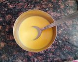 A picture of step 1 of Quick Bread and Malai Pudding.