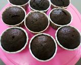 Foto langkah ke 4 dari resep Cup Cake Kukus Cokelat.