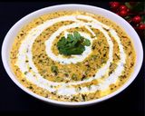 A picture of step 8 of Methi matar malai.