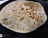A picture of step 9 of Methi Matar Parantha/ Peas fenugreek pancake.
