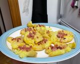 Foto del paso 3 de la receta: Patatas baby con tacos de jamón