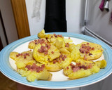 Foto del paso 3 de la receta: Patatas baby con tacos de jamón