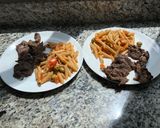 Foto del paso 10 de la receta: Pasta integral con solomo