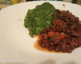 A picture of step 5 of Stinging Nettle Mash & Beans# 4 weeks challenge #.