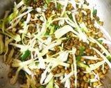 A picture of step 3 of Cabbage Moong Rice.