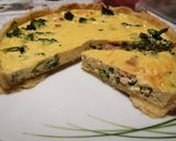 Sós pite brokkolival borsóval és cheddarral recept fázis 7 fotója