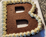 Foto del paso 7 de la receta: Letter cake, torta letra "Brownie" sin gluten
