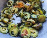 A picture of step 5 of Bitter Gourd Bhaji.