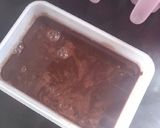 Foto langkah ke 1 dari resep Puding putih motif kotak2 coklat.