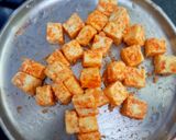 A picture of step 4 of Paneer fried rice for kids.