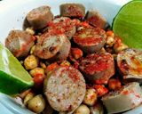 Foto del paso 2 de la receta: GARBANZOS Y Butifarra de mi Tierra...!