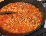 Une image de l'étape 7 de One pot pasta au caribou,tomates et oignon.