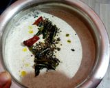 कैप्सिकम उपमा विथ पीनट चटनी इन आयरन कड़ाही रेसिपी चरण 5 फोटो