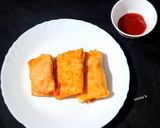 A picture of step 11 of Noodles Pocket With Spring Roll Wrapper.