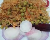 A picture of step 7 of Peas Pulav.