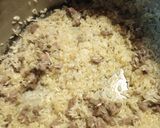 A picture of step 3 of Boiled London Broil Dinner with Buttered Beef Rice.