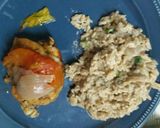 Foto del paso 9 de la receta: Pollo al horno con risotto al champigñon