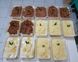 Foto langkah ke 8 dari resep Singkong thai keju/milo.