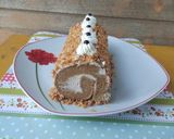 Foto langkah ke 15 dari resep Mocca Nougat Rollcake.