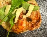 A picture of step 5 of Mini Flatbreads with Truffle Gouda and Shrimp.